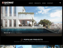 Tablet Screenshot of batimatarchitects.com